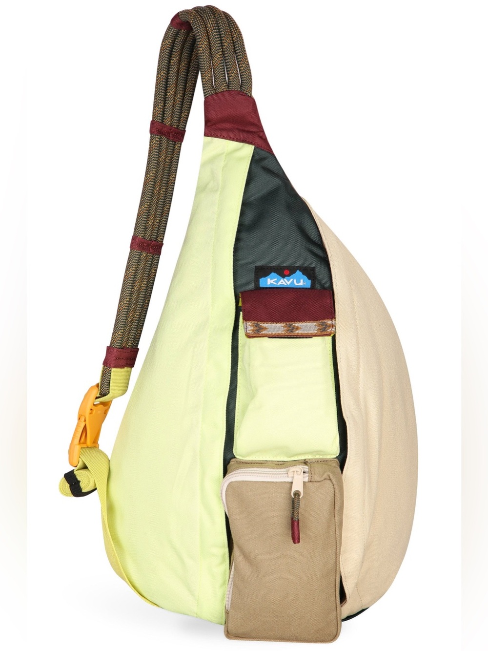 KAVU Remix Rope Bag Fresh Forrest Sling Crossbody Bag NWOT